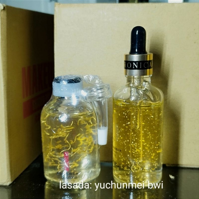 SERUM GOLD 50ML DAN TONER COLLAGEN 50ML ORI HCI LISENSI YU CHUN MEI CORDY