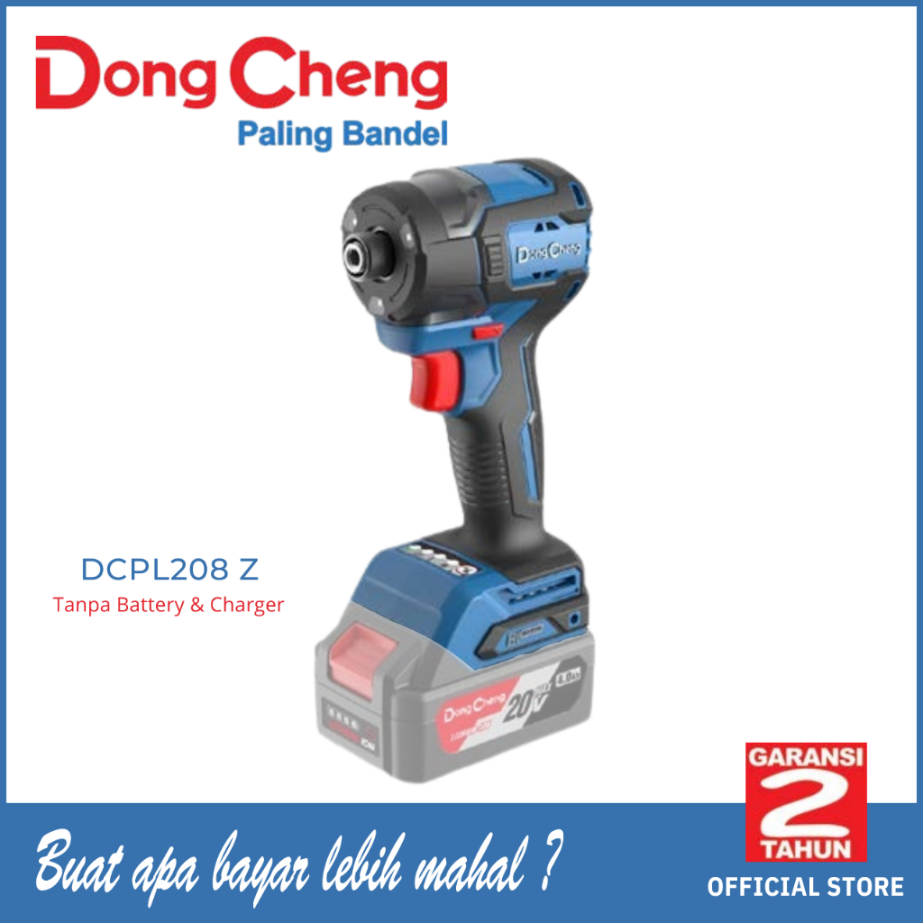 Brushless Impact Driver Screw Driver DongCheng DCPL208 Z