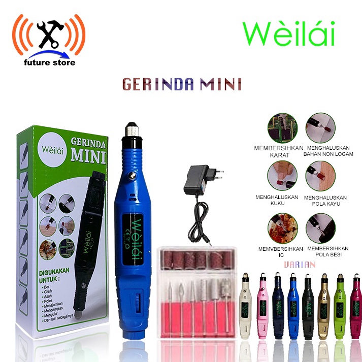 Keluaran Terbaru.. Weilai Mesin Mini Grinder  Grafir Bor Gerinda Ukir gerinda listrik mini gerinda m