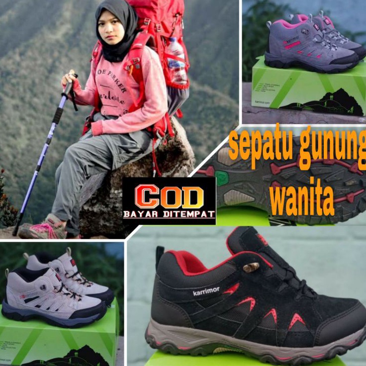 Paling Murah SEPATU HIKING SEPATU GUNUNG WATERPROOF  SEPATU OUTDOOR WANITA SEPATU TREKKING TERLARIS.
