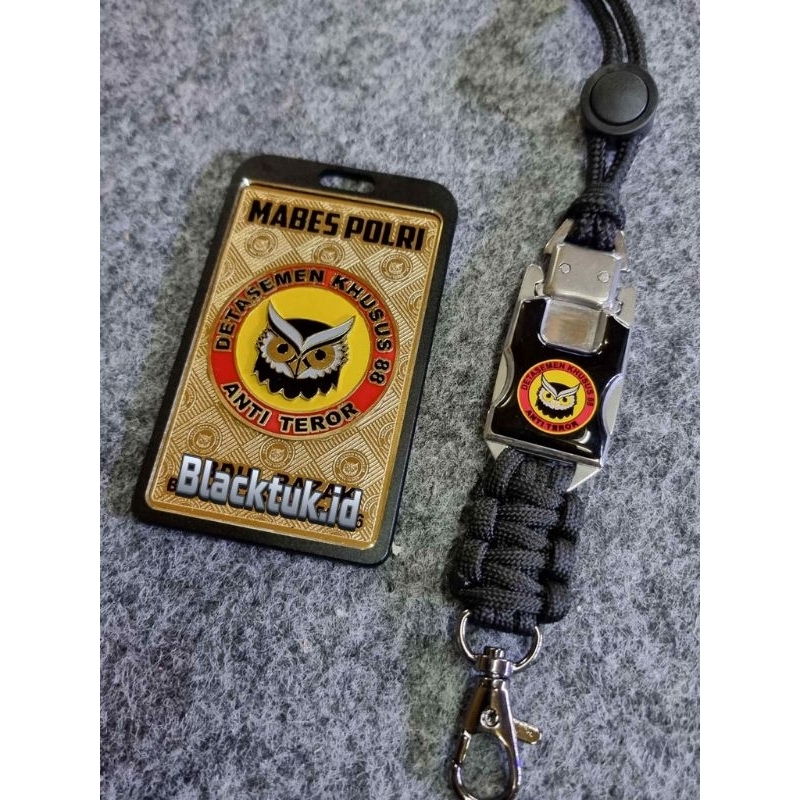 

plat id custom name tag DENSUS 88 full set cover dan lanyard