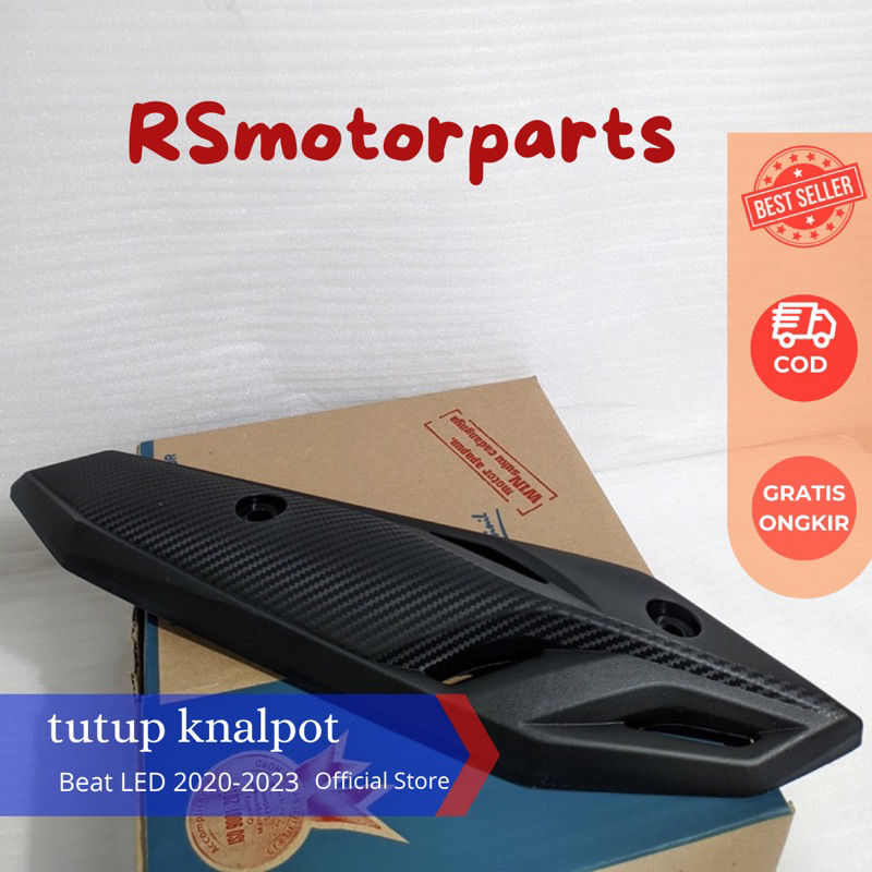Cover knalpot | tutup knalpot | pelindung knalpot beat street / Led 2020 2021 2022 2023