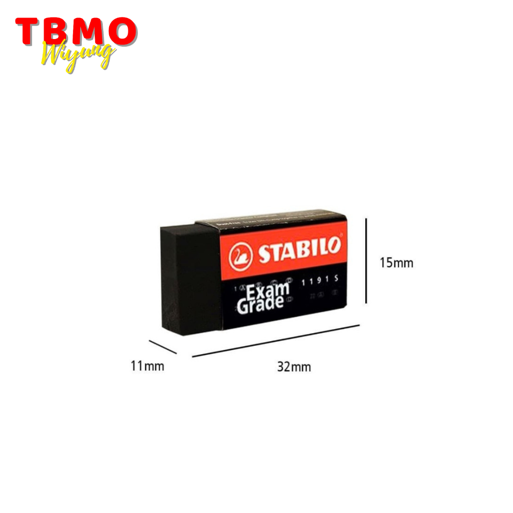

Stabilo Exam Grade Mini Eraser Black - Ecer