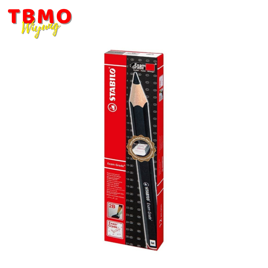 

Stabilo Pensil 2B Exam Grade Per Pack Isi 12 pcs