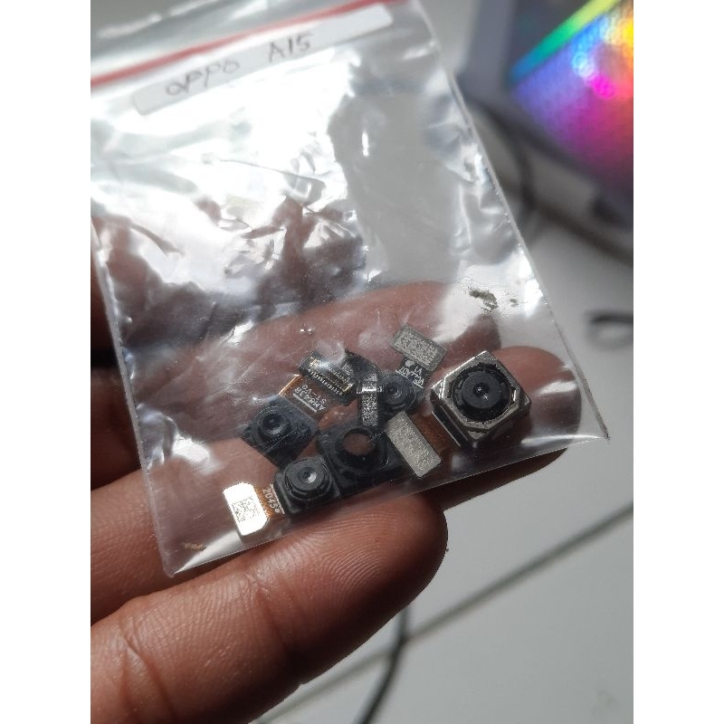 Kamera Oppo A15 CPH2185 Depan Belakang 1 Set Ori Copotan Tested
