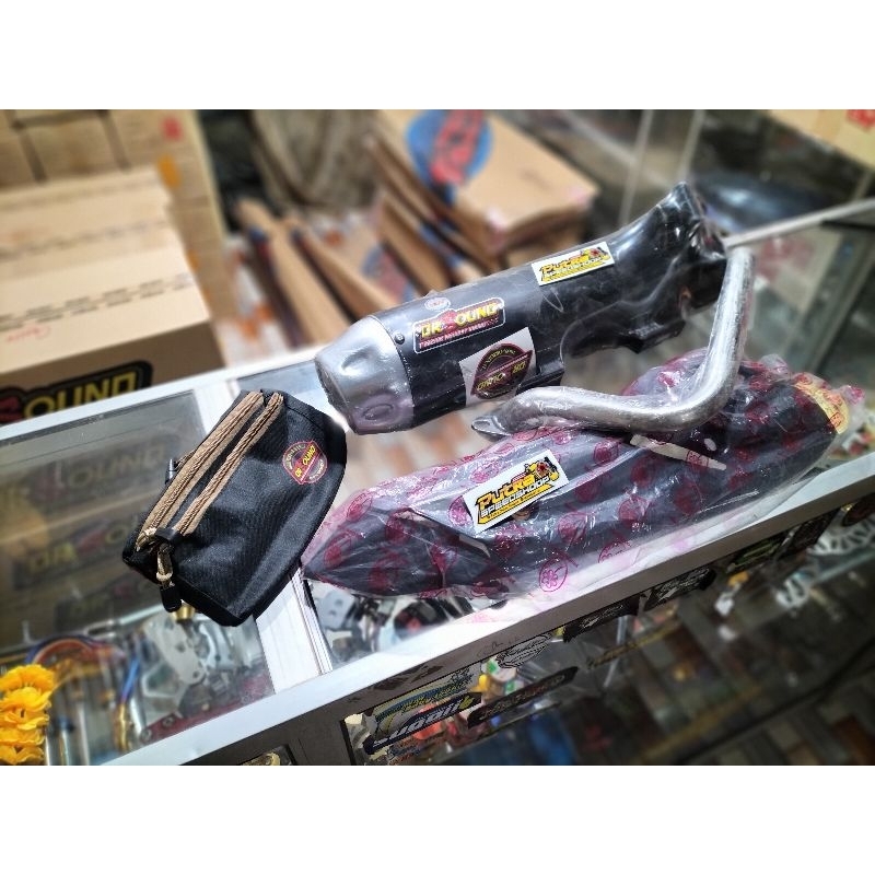 KNALPOT DR.SOUND COPY CMS (GEN 1)VARIO 125/150 NEW FULL SET