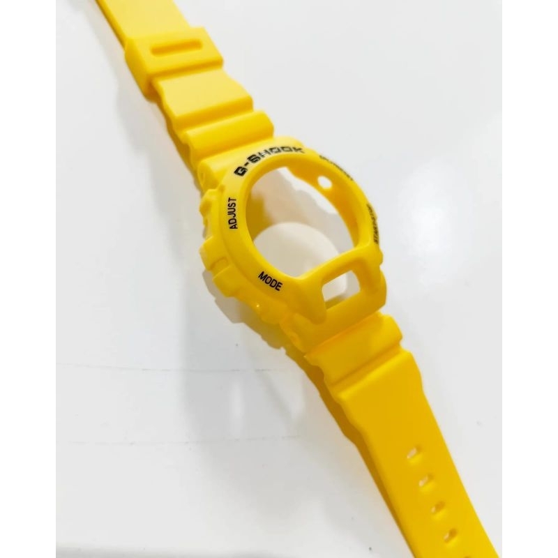BNB G-SHOCK DW6900 SOLID YELLOW