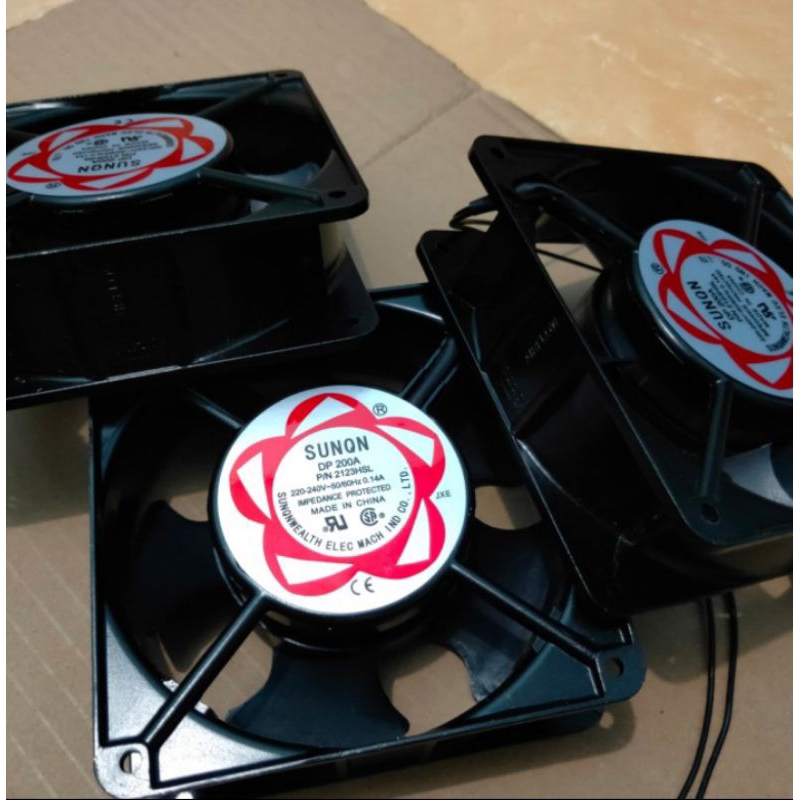 Fan AC Sunon 12cmx12cm (DP 200A AC 220V)