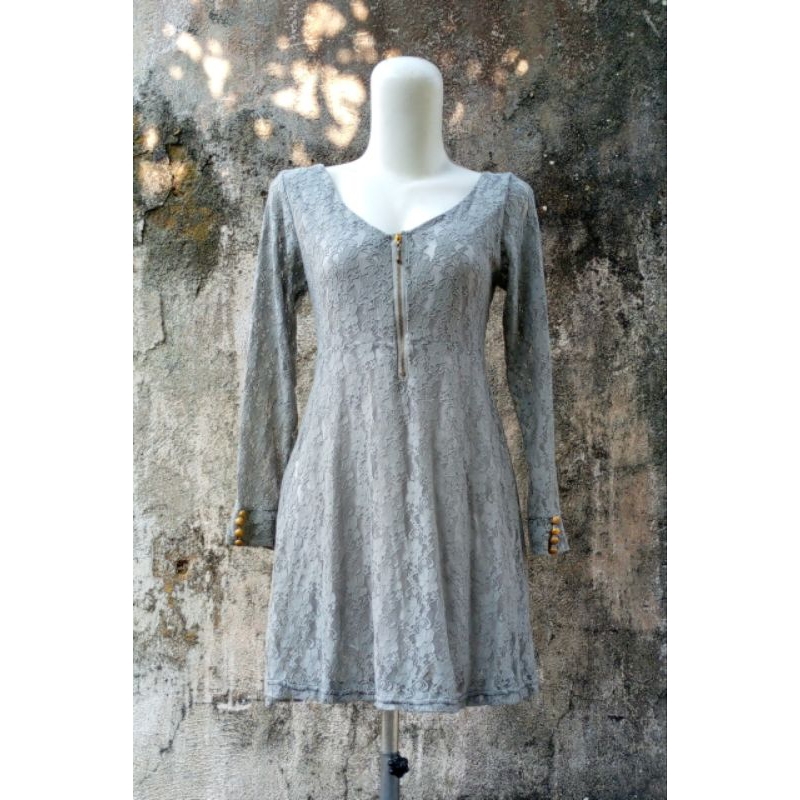 DRESS BROKAT BUSUI SILVER
