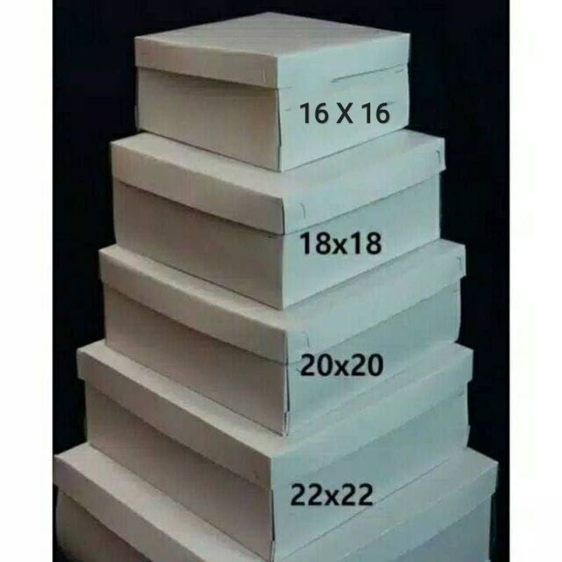 

Dus Nasi ukuran 18x18 Polos Putih