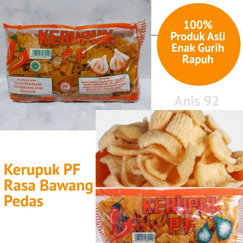 

Kerupuk PF Bawang Asli Medan