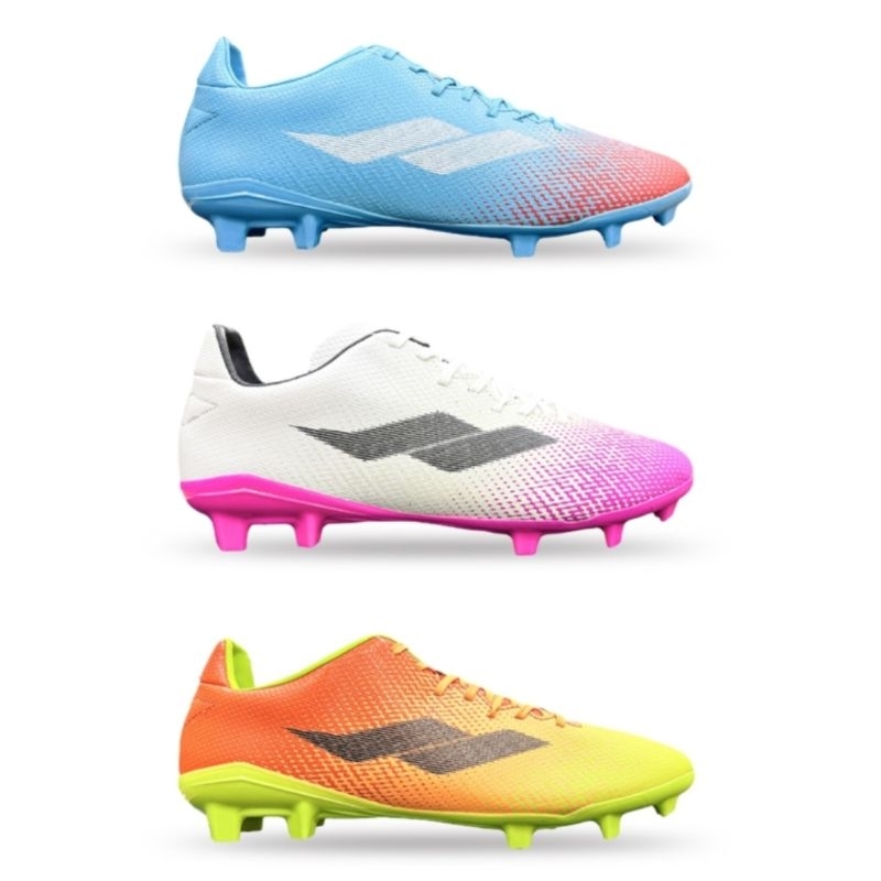 Sepatu Bola Mills EVOS+ FG  - Cyan White Orange Original