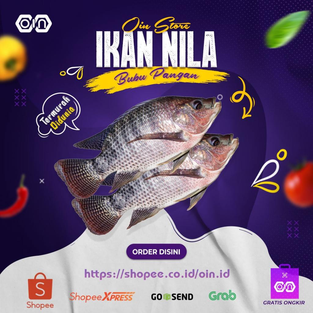 

Ikan Nila Segar 1 kilo - Talapia Hidup Mujair Jaer Ikan Segar BUKAN Gurame | Kakap | Dori | Fish | Fillet | Patin | Lele | Salmon | Tongkol - Langsung Dari Petani Jaminan Harga Termurah Indonesia Hmmm