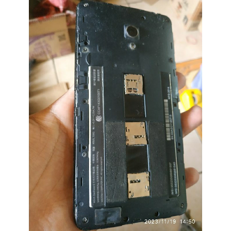 ASUS_T00G ASUS ZENFONE 6 BAHAN