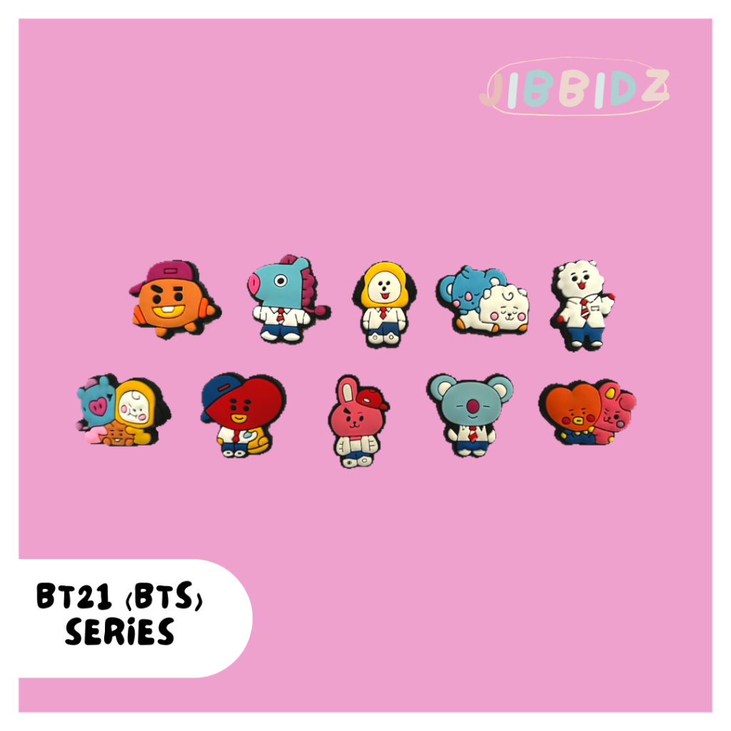 JIBBITZ CROCS - BT21 (BTS) / Pin Hiasan Sandal Crocs / Aksesoris Crocs