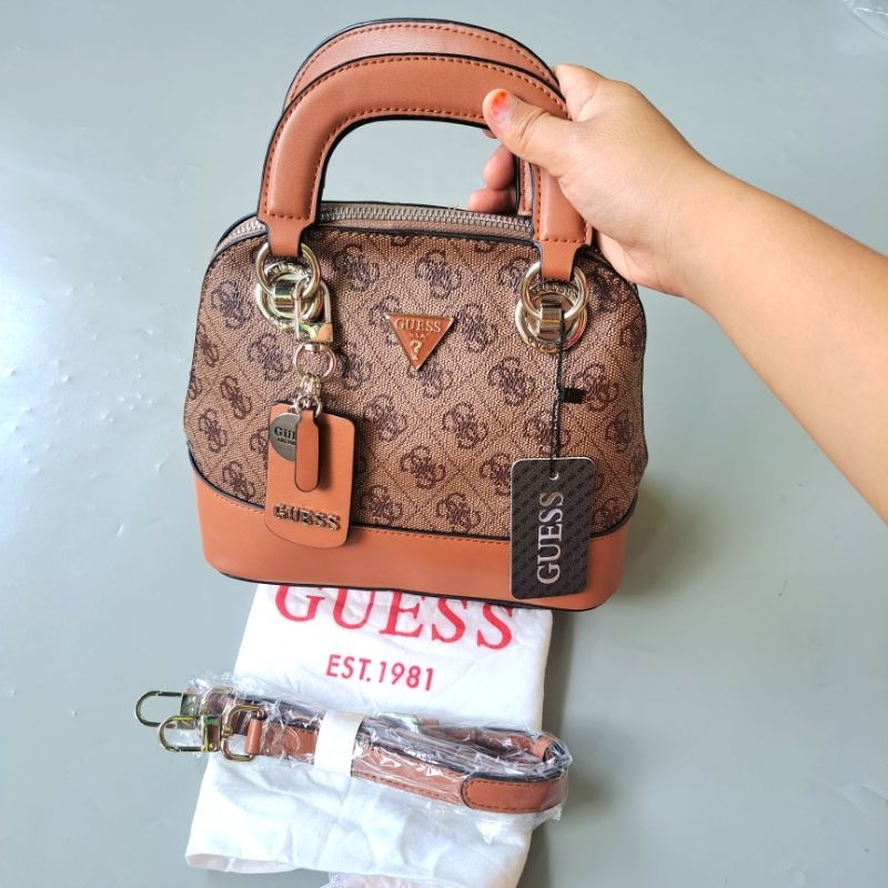 tas handbag selempang guess alma original pabrik fo new preloved