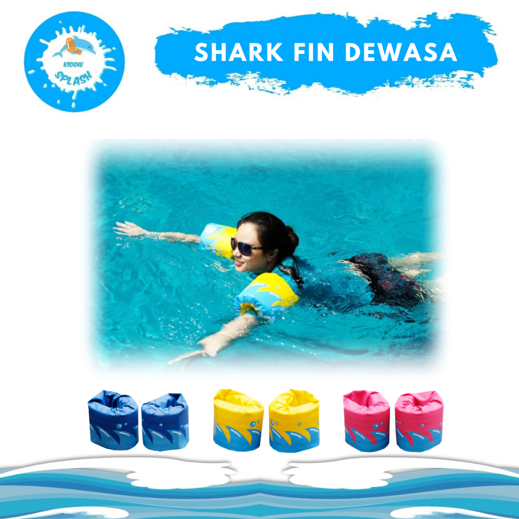 Arm floats | Pelampung Lengan DEWASA ANTI BOCOR isi busa renang tidak perlu tiup KIDDIE SPLASH