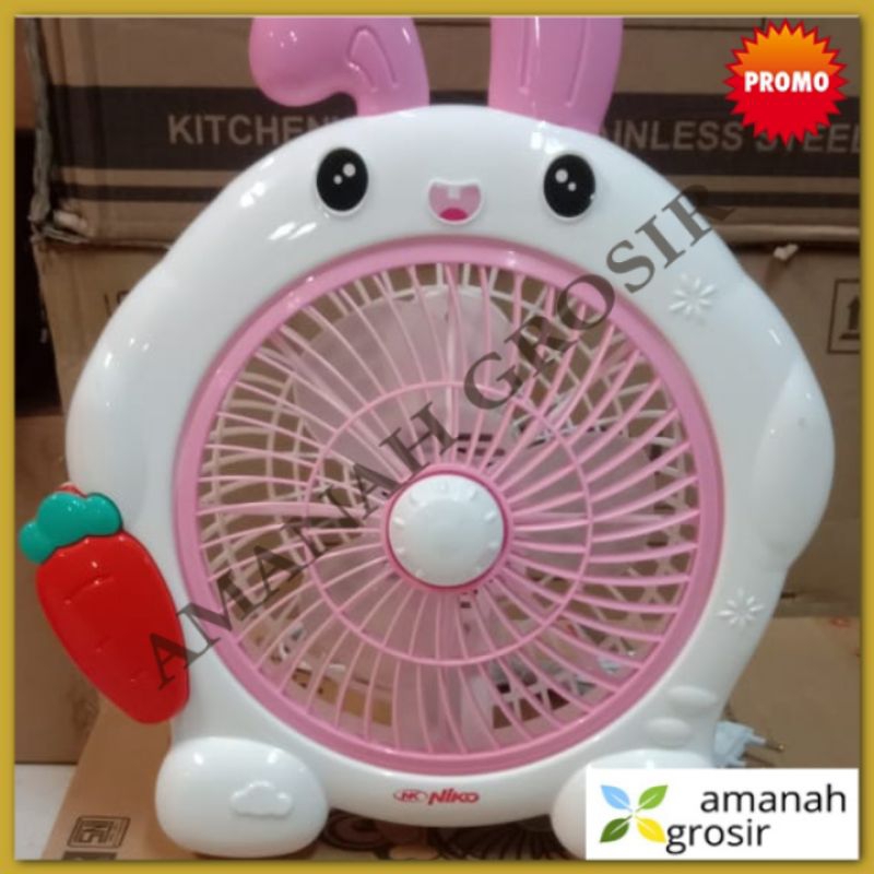 Kipas angin karakter niko 9inch kipas angin meja listrik tablepan
