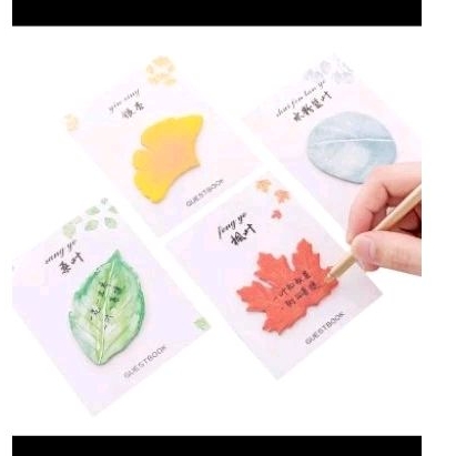 

memo stick/sticky note daun