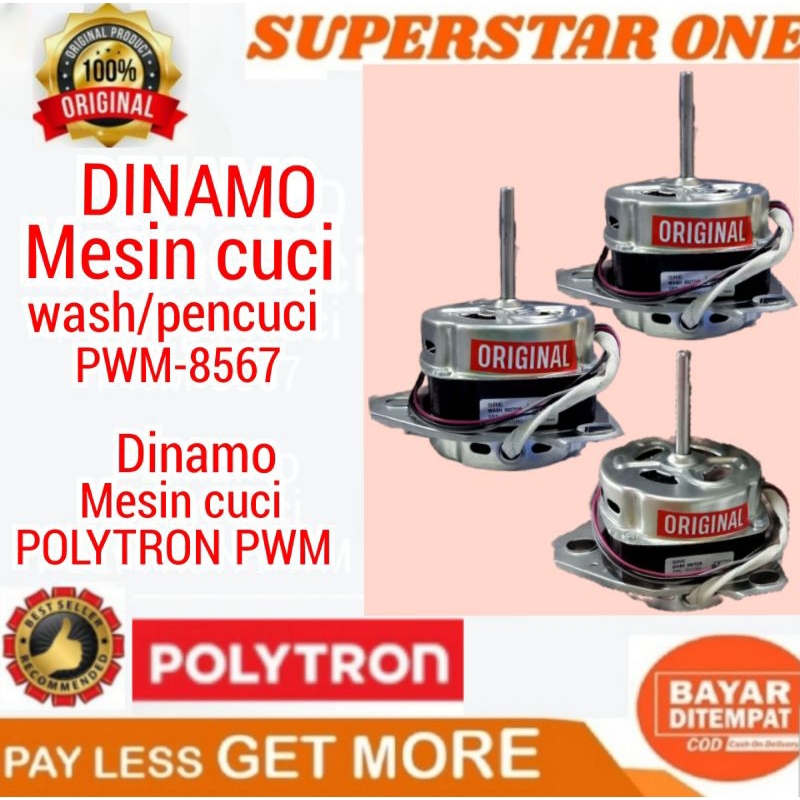 Dinamo/Motor mesin cuci Polytron PWM DINAMO WASH/PENCUCI PWM-8567/PWM 8567