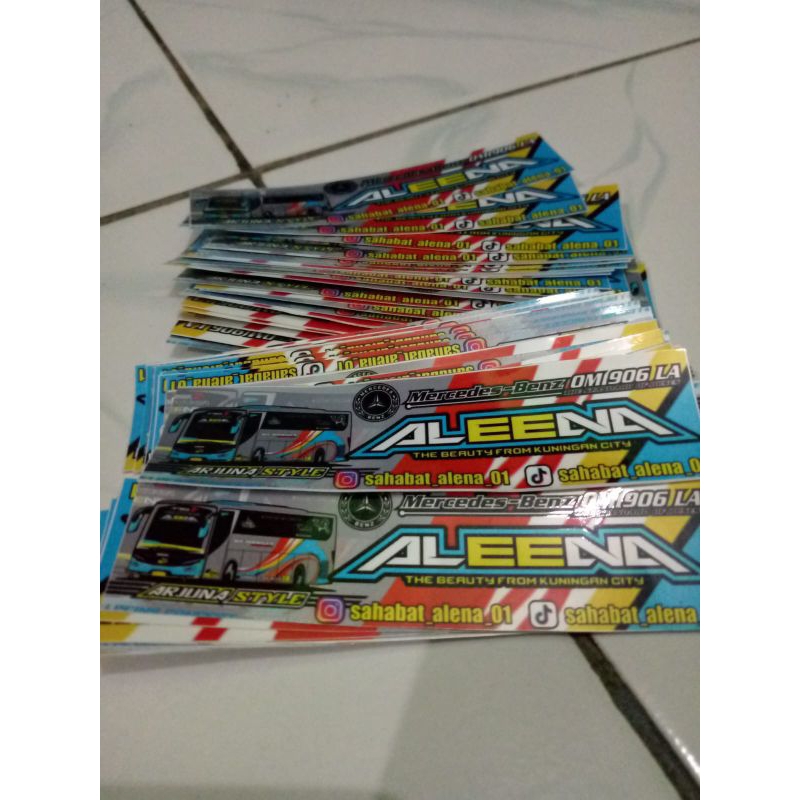 

stiker bus Basuri alena