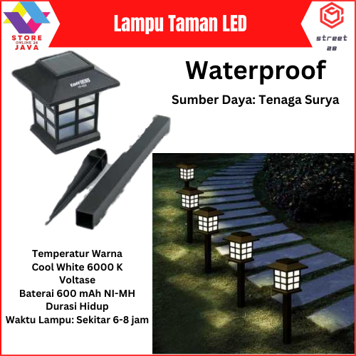 Lampu Hias Taman Tangga Pagar Solar Waterproof Harga Per 1 Lampu / Lampu Tangga Tenaga Surya Lampu T