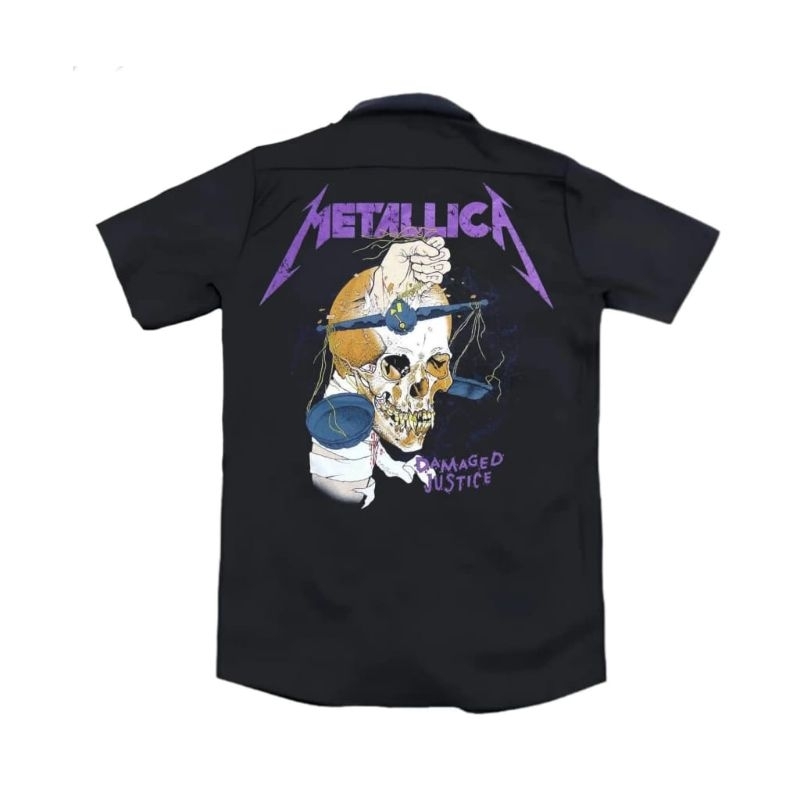 HEM KEMEJA METALLICA // BANK METAL PUNK