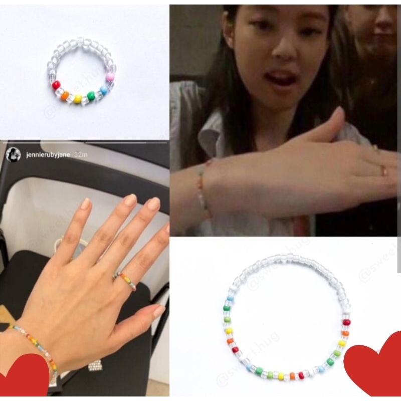 GELANG MANIK JENNIE BLACKPINK CINCIN JENNIE