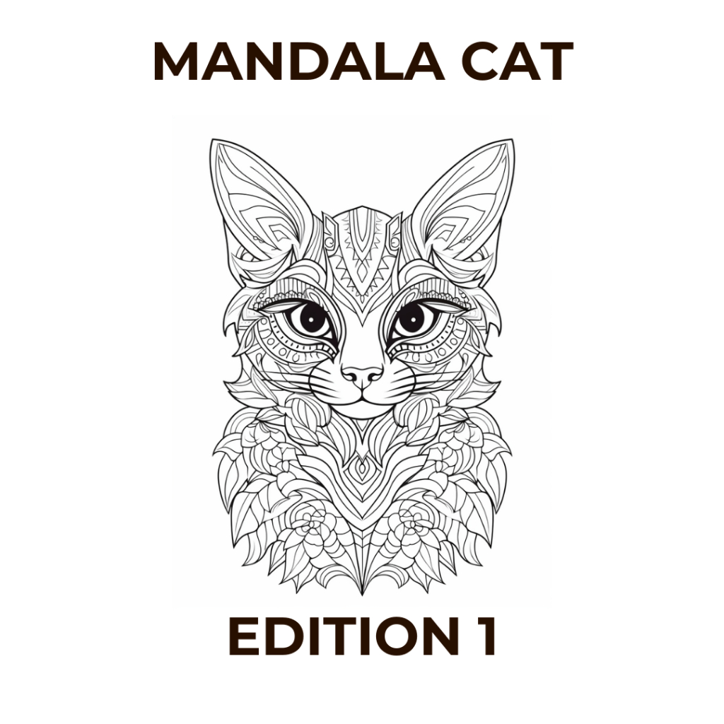 

Halaman Mewarnai Tema Mandala Kucing Edisi 1 File Digital