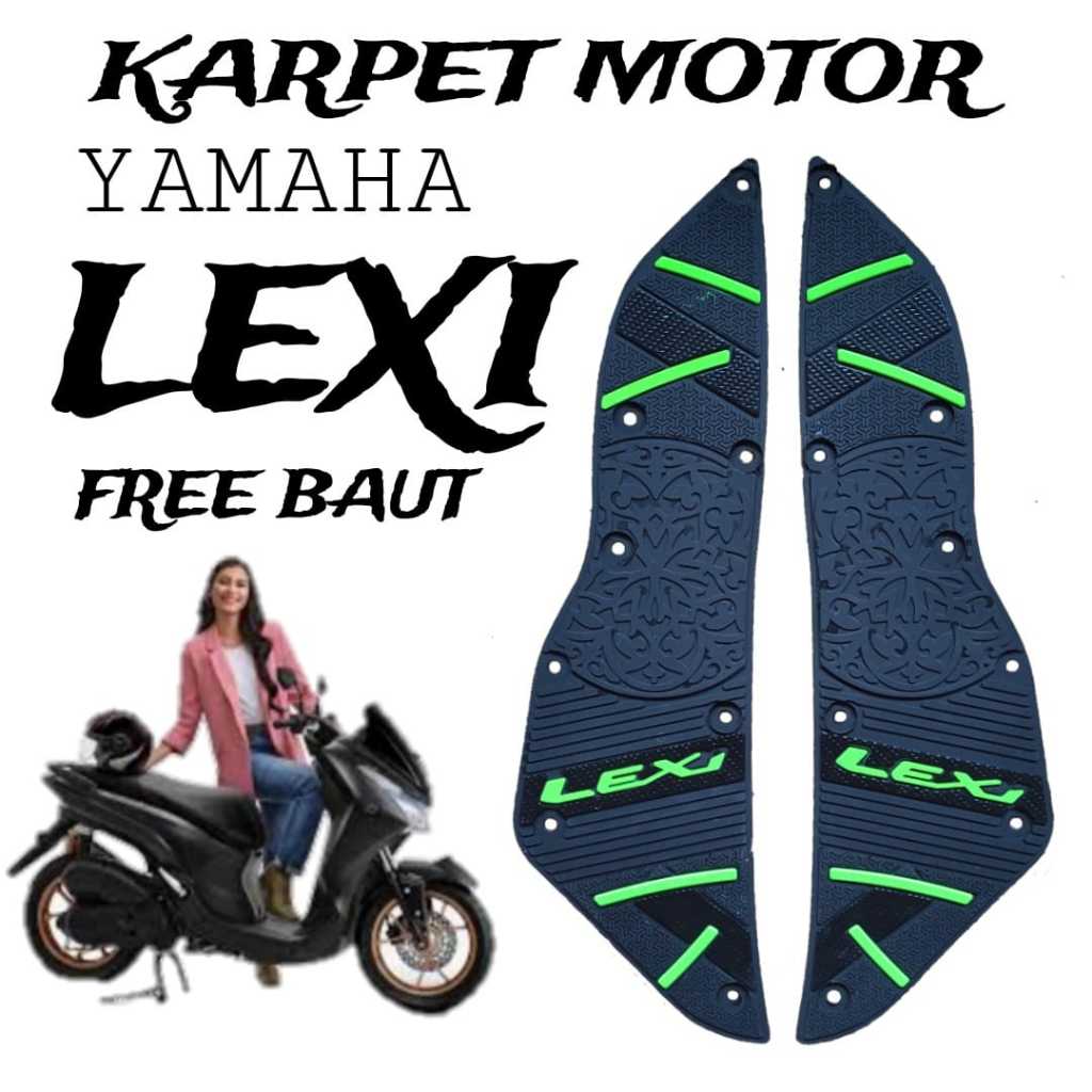 Lexi Karpet Motor Yamaha Lexi  Pijakan Kaki Lexi Alas Kaki Lexi