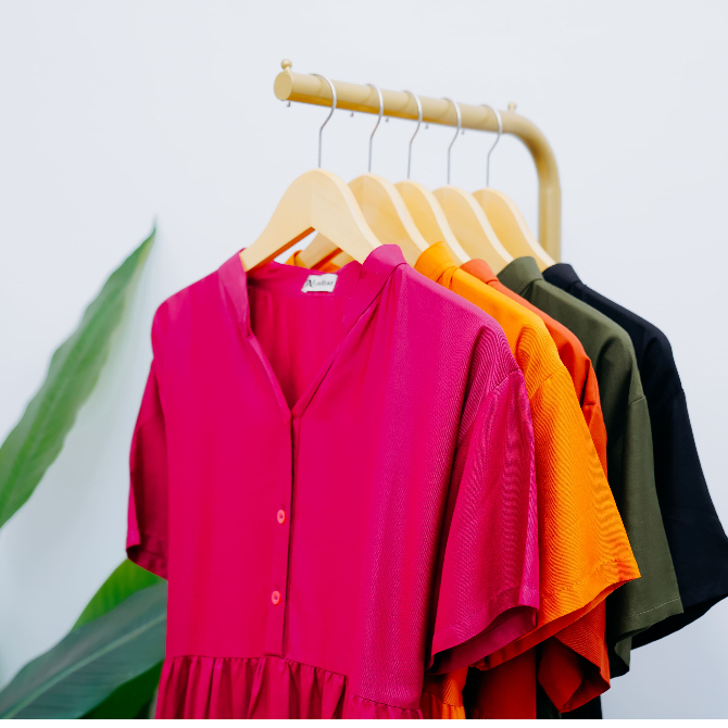 Faliha Daster Rayon By Nufiaid JUMBO LD 120 | Rayon twill Polos | Homewear Adem