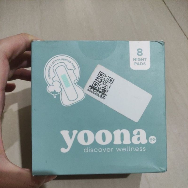 Yoona pembalut night pads isi 8 pc 29 cm