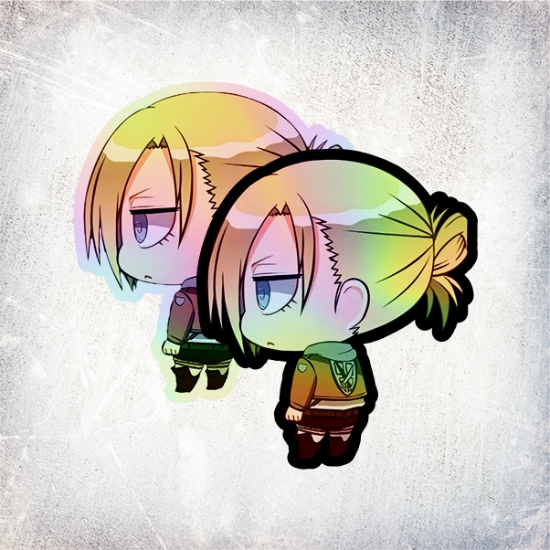 

STICKER HOLOGRAM ANIME CHIBI ANNIE LEONHART ATTACK ON TITAN (SHINGEKI NO KYOJIN)