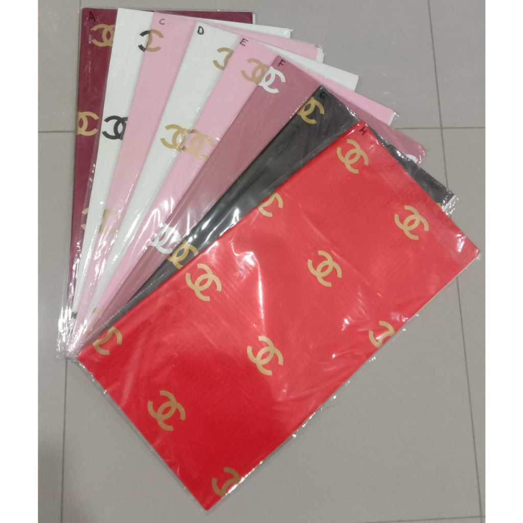 

(20 lembar) WRAPPING PAPER MOTIF CC Premium
