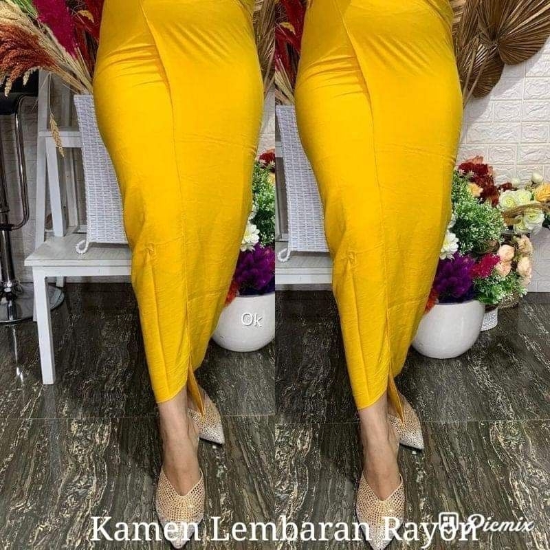 Kamben Rayon Polos Dewasa / Kamen Cowok Rayon / Kamen Cewek Rayon / Kamen Polos Rayon Unisex