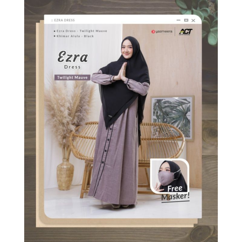 BIG SALE  GAMIS DEWASA/GAMIS POLOS/EZRA DRESS BY YASMEERA