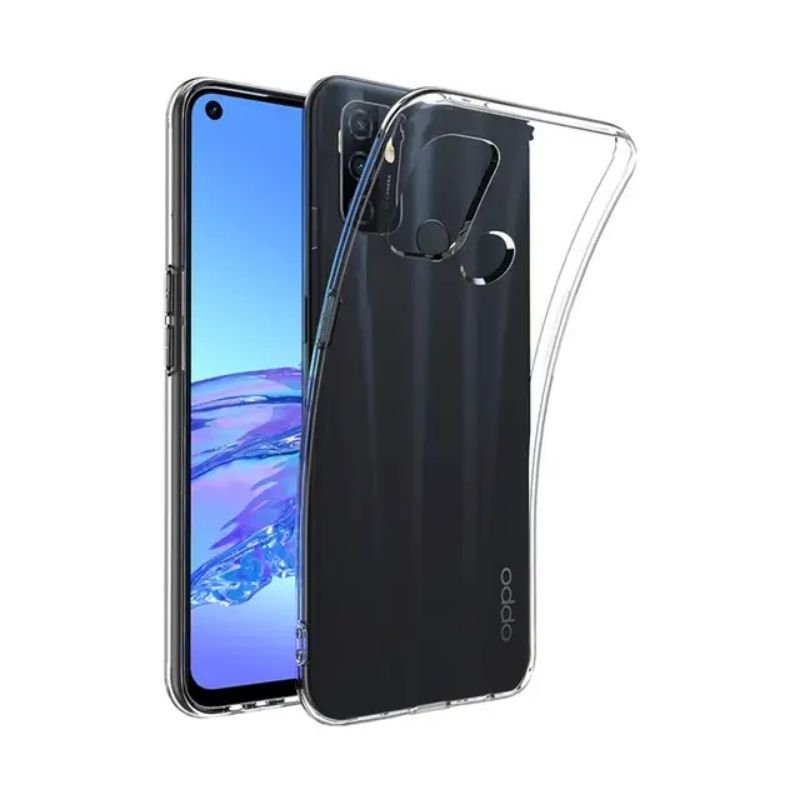 Softcase Clear Compatibel For Oppo A53 - Silikon Transparant Untuk Oppo A53