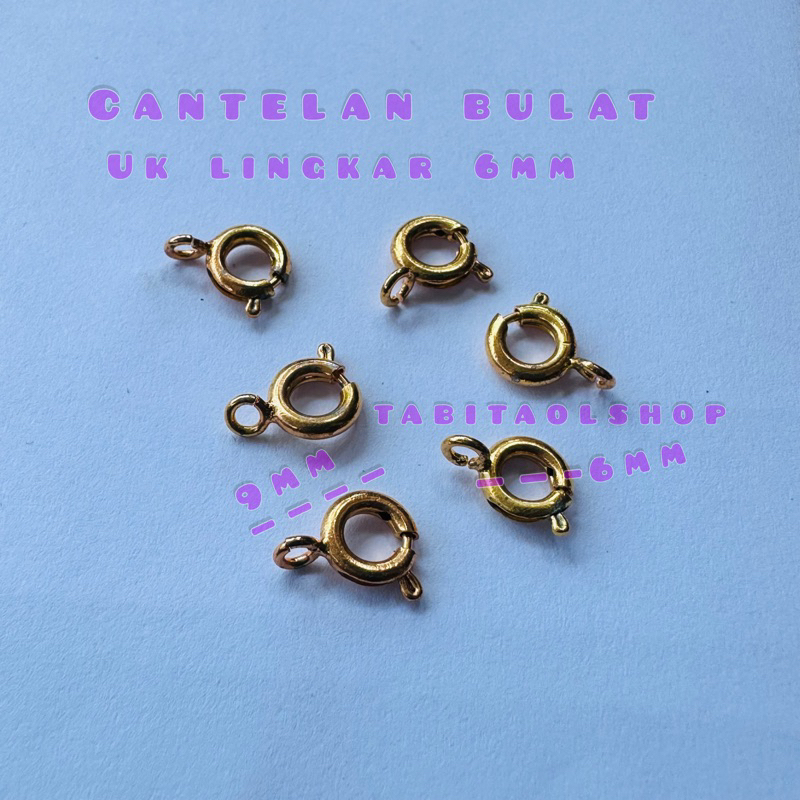 Kaitan kalung /kaitan gelang /cantelan gelang kalung model bulat