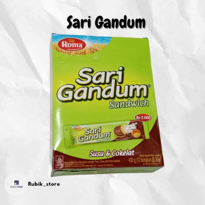 

ROMA SARI GANDUM 1BOX ISI 12PCS