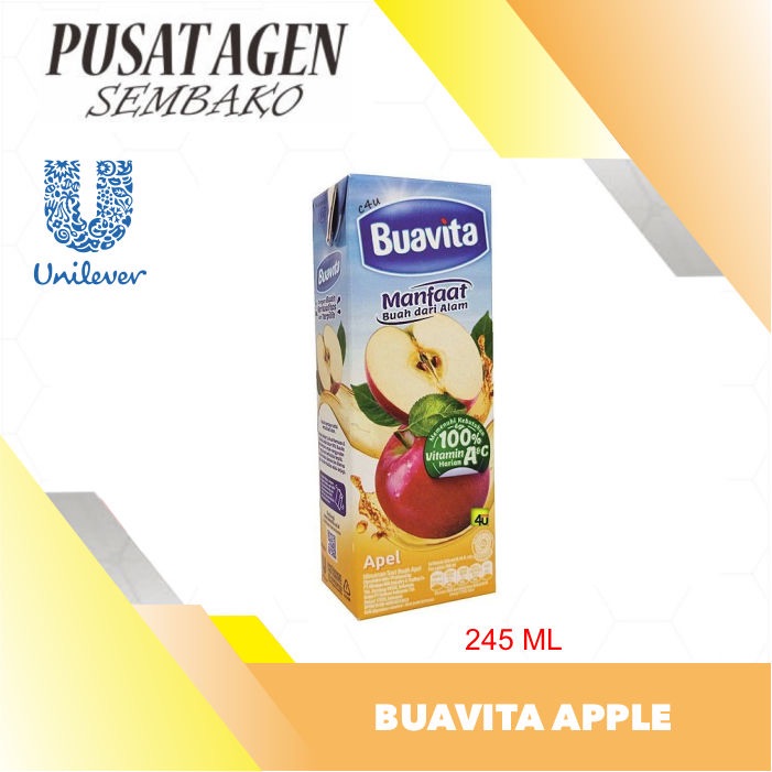 

BUAVITA JUICE APPLE 245 ML JUS APEL 245ML MINUMAN SARI BUAH