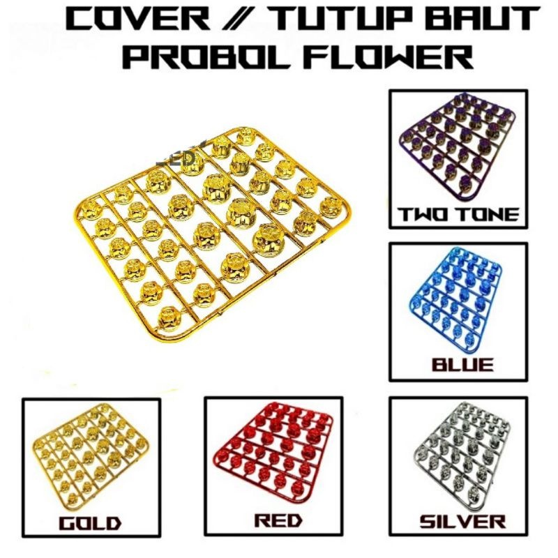 Cover baut Probolt Warna Universal CNC Anti Karat Variasi Motor Baut Cover Body Mesin Motor Beat Var