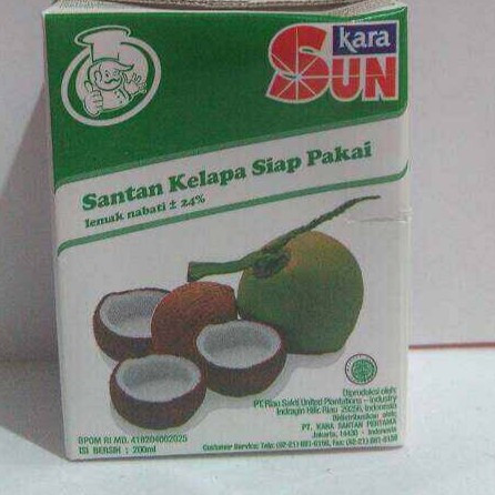 

Santan sun kara 200 ml siap pakai