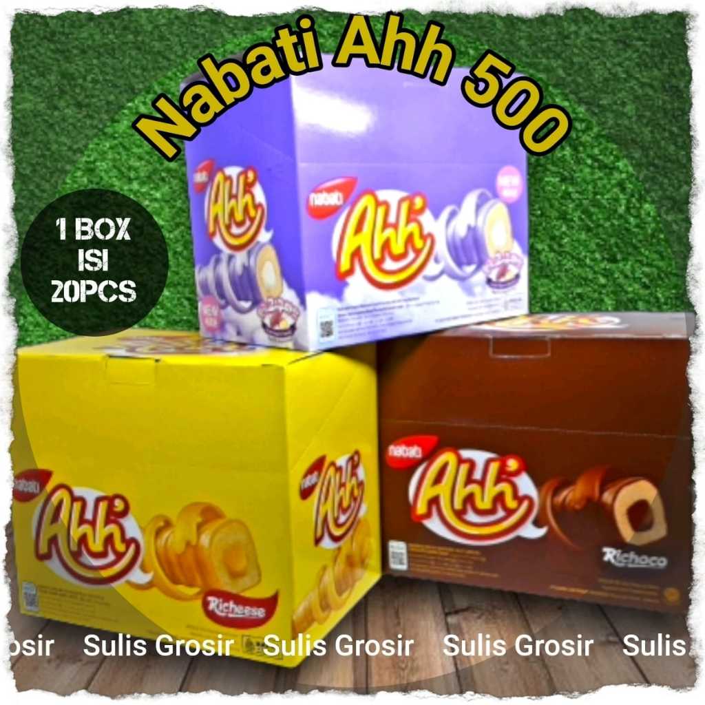 

Nabati Richeese Ahh Keju dan Coklat Isi 20 pcs