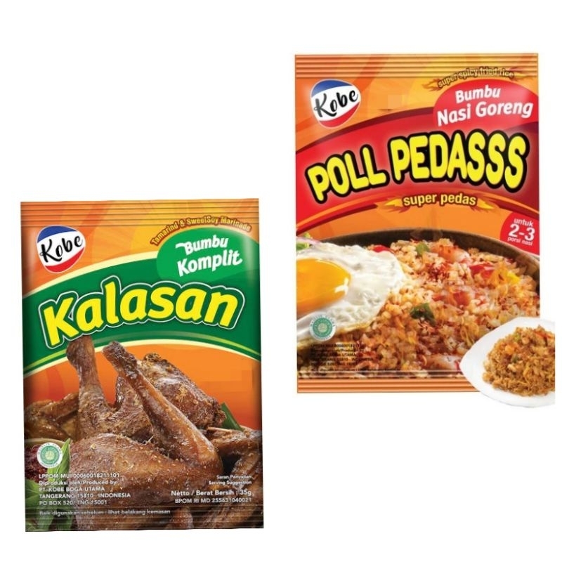 

Kobe Bumbu Kalasan / Nasi Goreng Sachet