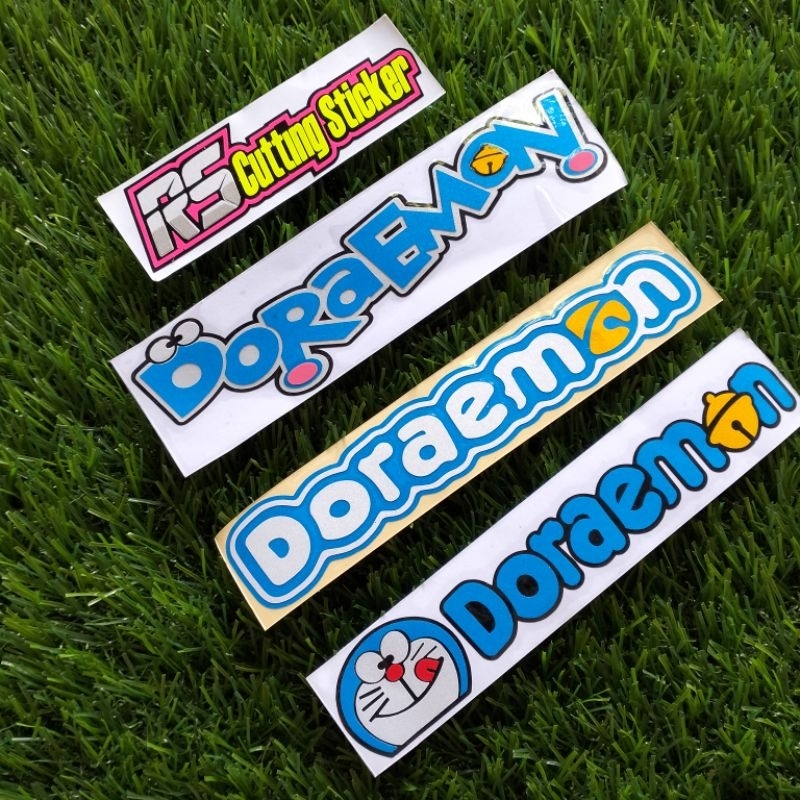 

sticker Doraemon sticker tulisan Doraemon cutting sticker