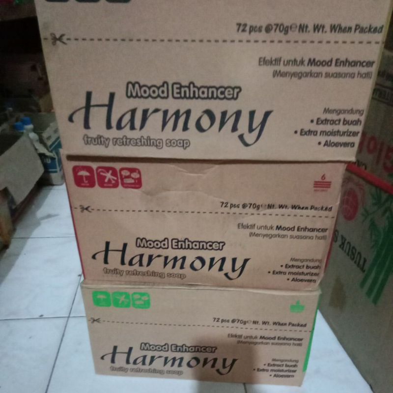 HARMONY SABUN MANDI 1DUS ISI 72 PCS X 70 GRAM