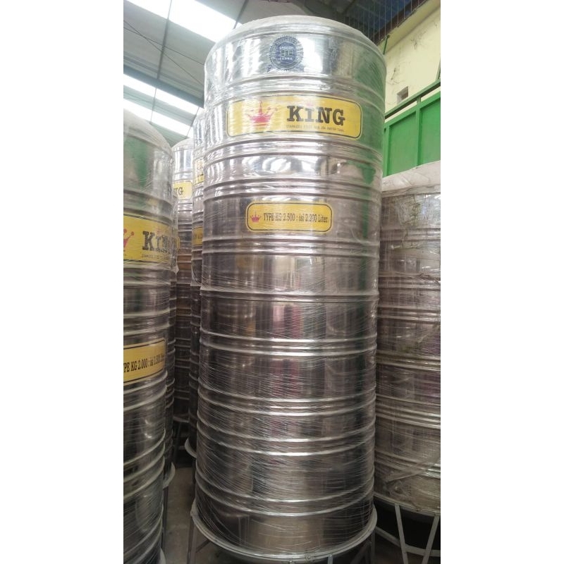 Tandon / Tedmon / tangki air Stainless King Vertical