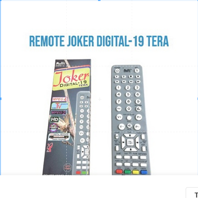 REMOTE TV JOKER DIGITAL-19 TERA REMOTE TV RECEIVER