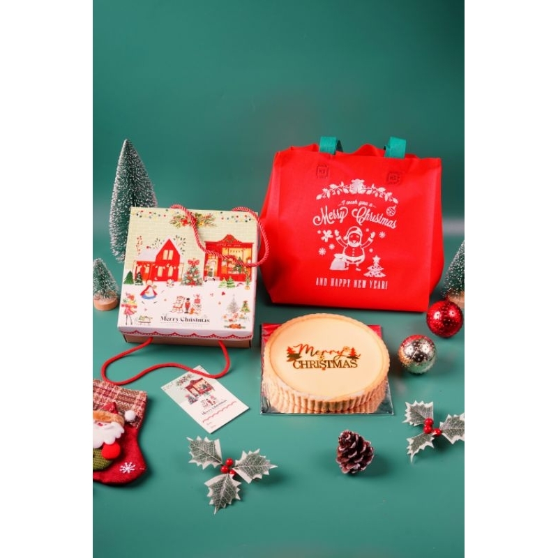 

Tart susu Hampers Natal UK 20cm / Hampers Merry Christmas pie susu