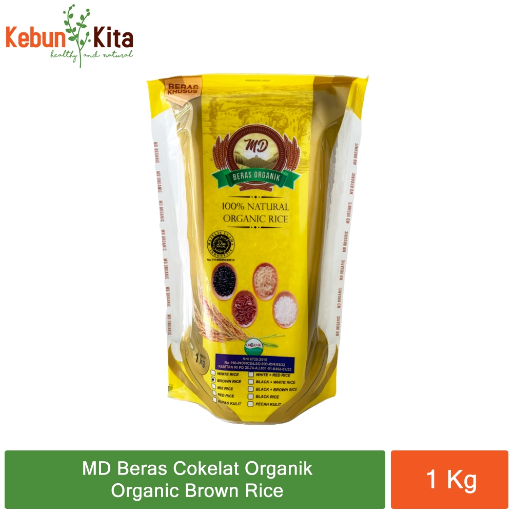 

MD Organic Brown Rice - Beras Coklat Organik 1 Kg